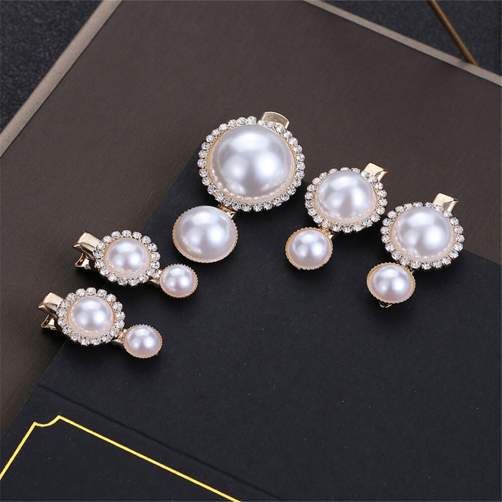 5 pcs/pack Women Wedding Bridal Pearl Hairpin Metal Barrette Big Pearl Hair Clip Hair Accessories Wedding Hairstyle Headwear 5 pcs/pack Women Wedding Bridal Pearl Hairpin Metal Barrette Big Pearl Hair Clip Hair Accessories Wedding Hairstyle Headwear