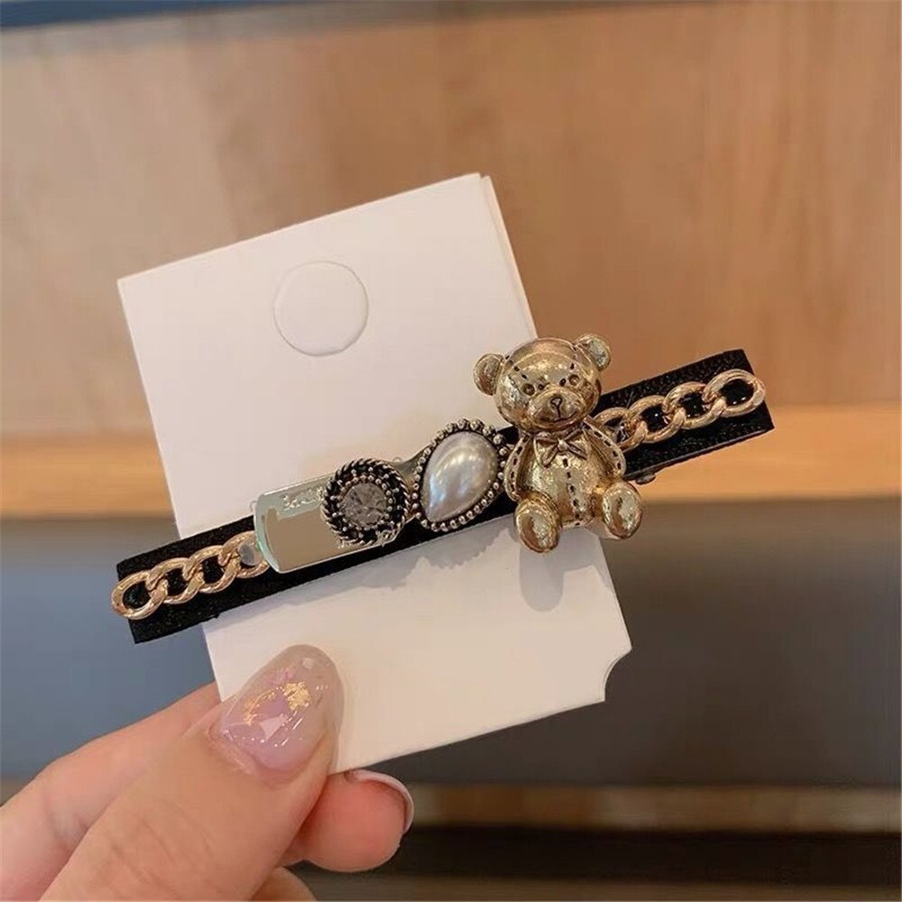 5PCS/Set Women Luxury Elegant Crystals Pearls Geometric Hairpins Lady Sweet Hair Clip Barrette Headband Fashion Hair Accessories 5PCS/Set Women Luxury Elegant Crystals Pearls Geometric Hairpins Lady Sweet Hair Clip Barrette Headband Fashion Hair Accessories