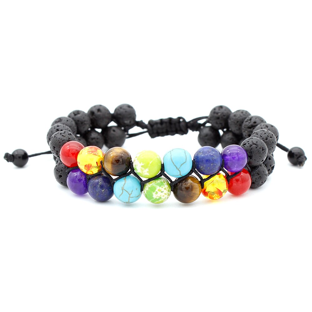 Universe Planets 7 Chakra Healing Beaded Bracelet Natural Lava Stone Diffuser Bracelet Jewelry Bracelet For Women or Men Universe Planets 7 Chakra Healing Beaded Bracelet Natural Lava Stone Diffuser Bracelet Jewelry Bracelet For Women or Men