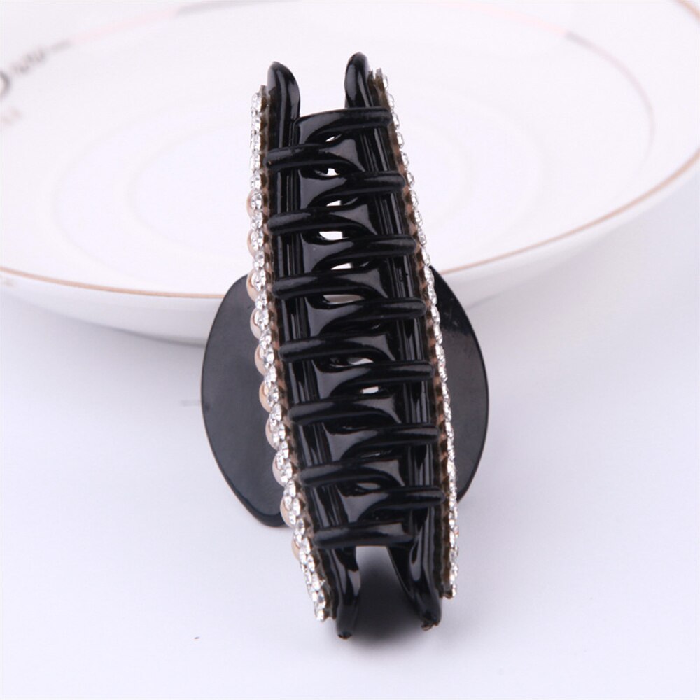 1PC Rhinestone Hair Clips Crab Hair Claw for Girl Hairpins Barrettes Headwear Women Pearl Hair Accessories Fashion 1PC Rhinestone Hair Clips Crab Hair Claw for Girl Hairpins Barrettes Headwear Women Pearl Hair Accessories Fashion