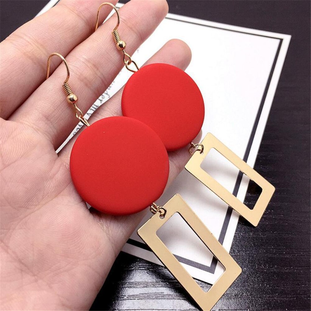 New Fashion Bohemian Tassel Earrings for Women Round Hollow Long Fringe Drop Dangle Earrings 2020 Party Female Jewelry