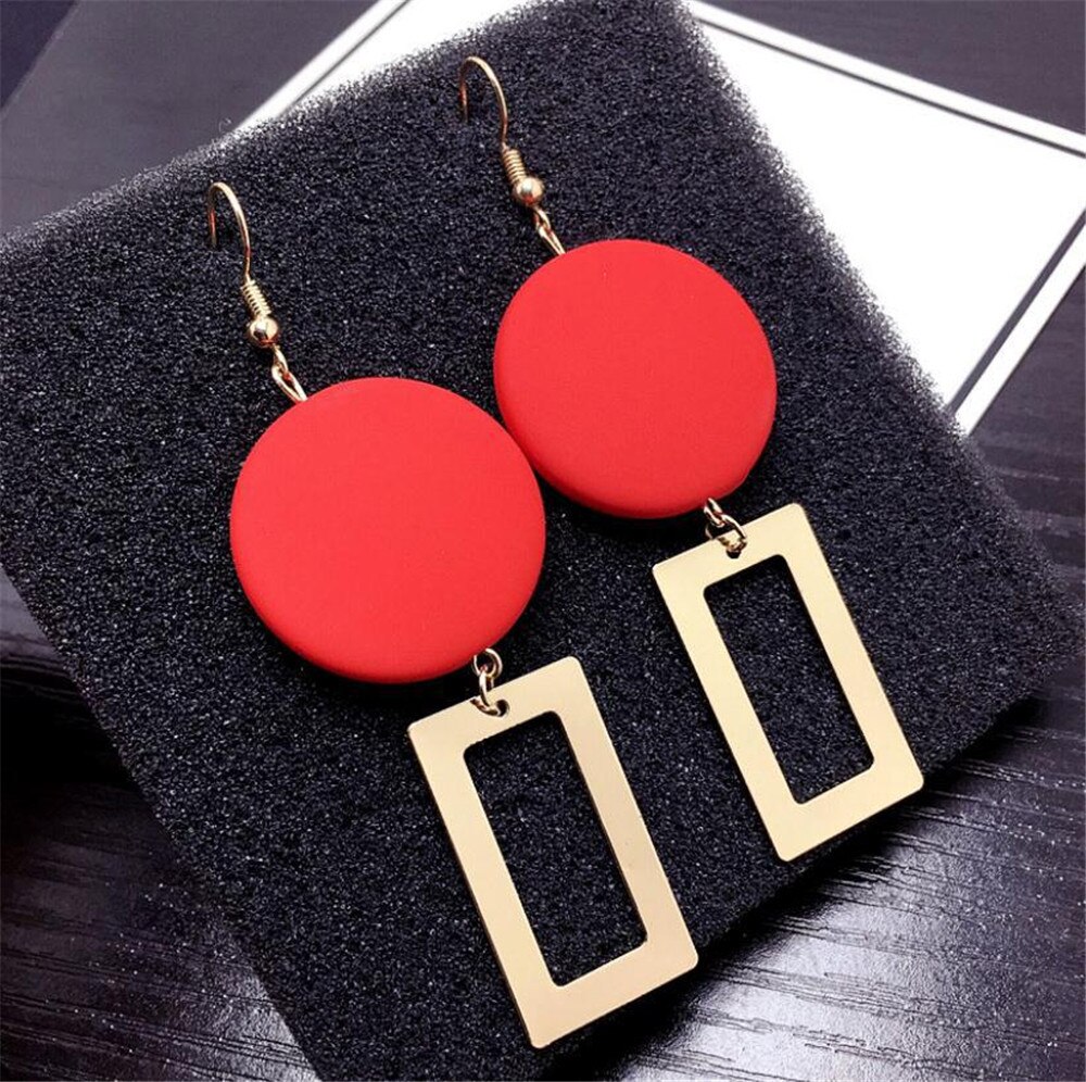 New Fashion Bohemian Tassel Earrings for Women Round Hollow Long Fringe Drop Dangle Earrings 2020 Party Female Jewelry