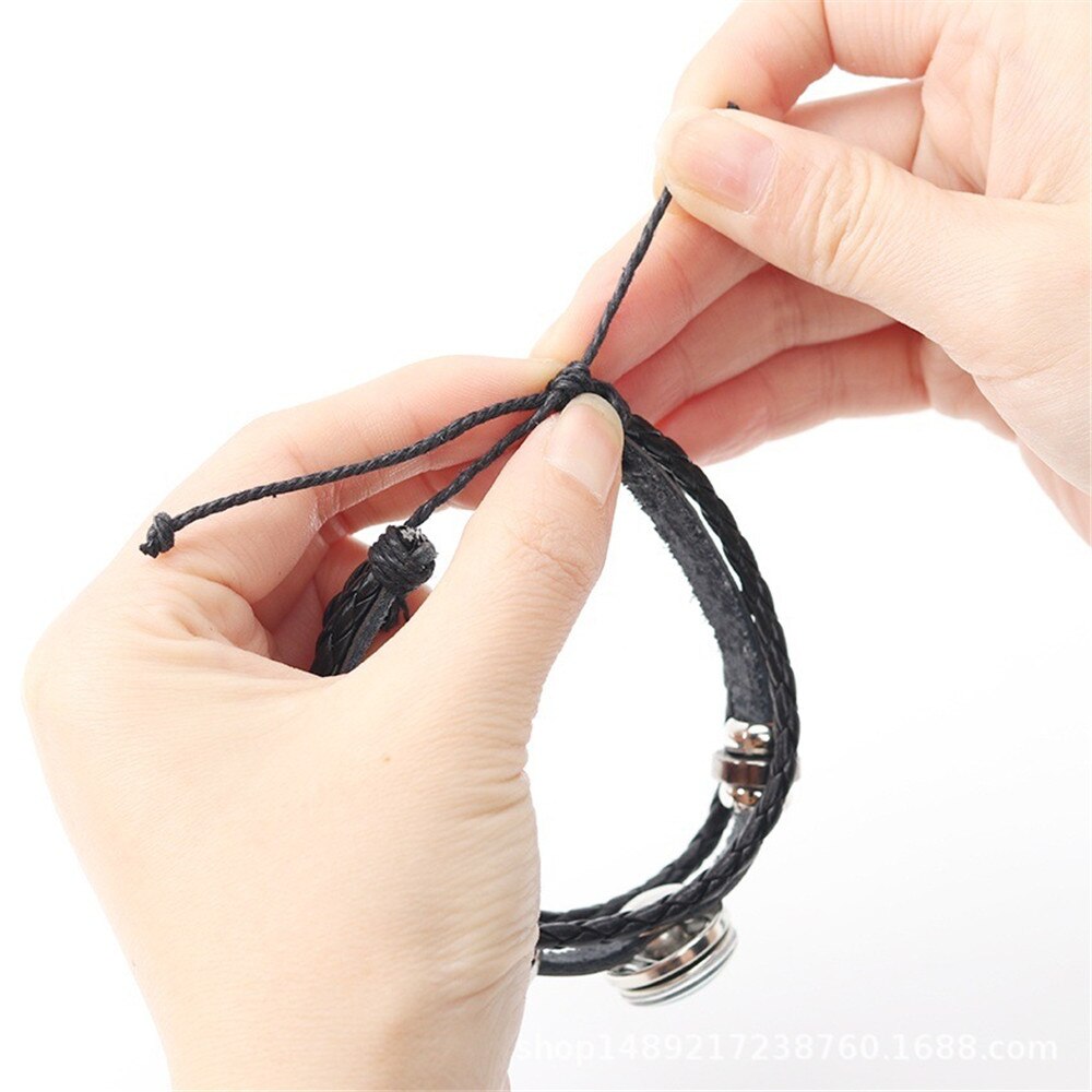 12 Constellation Zodiac Sign Leather Bracelet Black Woven Bracelets for Men Women Fashion Jewelry Accessories Gifts Dropshipping 12 Constellation Zodiac Sign Leather Bracelet Black Woven Bracelets for Men Women Fashion Jewelry Accessories Gifts Dropshipping
