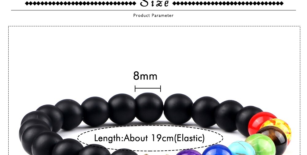 Hot 7 Chakra Life Tree Bracelets Natural Stone Reiki Healing Engry Beads Bangles Women Men Yoga Bracelet Meditation Jewelry Gift