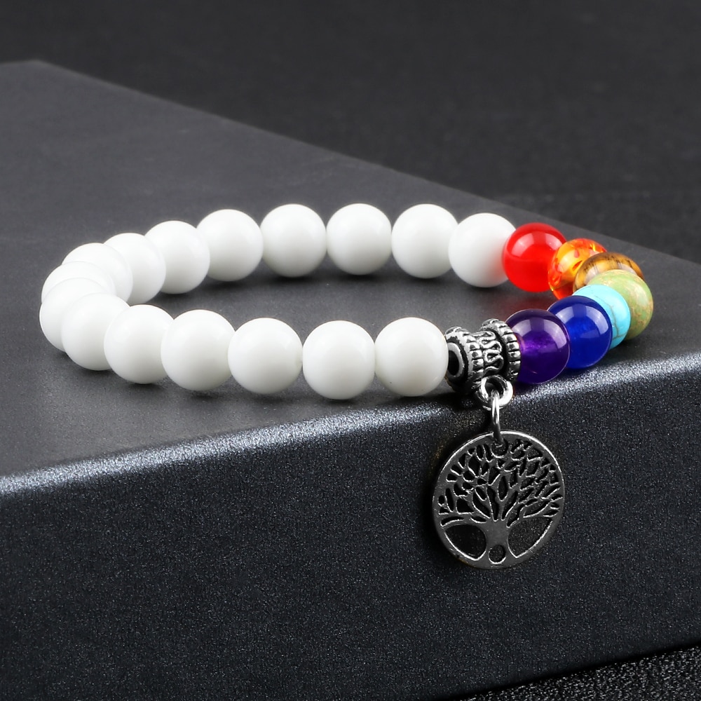 Hot 7 Chakra Life Tree Bracelets Natural Stone Reiki Healing Engry Beads Bangles Women Men Yoga Bracelet Meditation Jewelry Gift Hot 7 Chakra Life Tree Bracelets Natural Stone Reiki Healing Engry Beads Bangles Women Men Yoga Bracelet Meditation Jewelry Gift