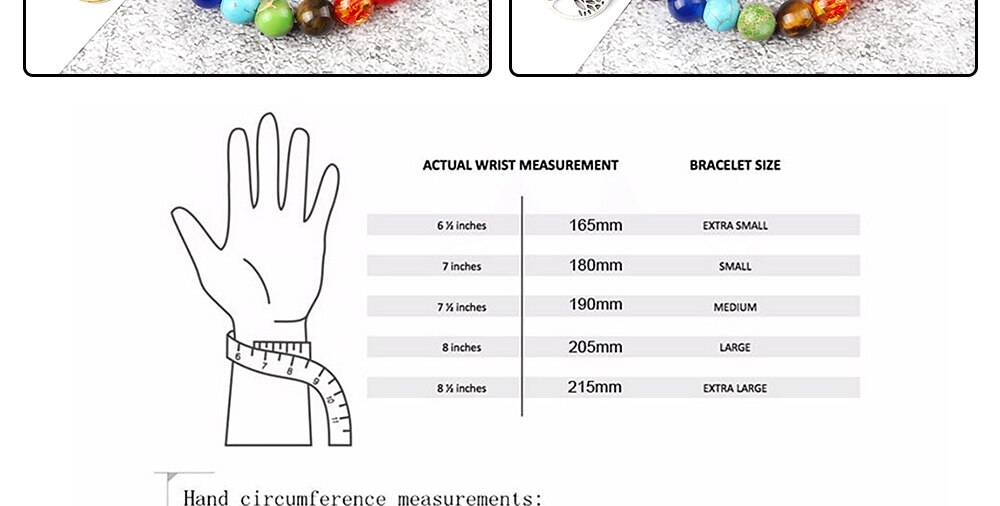 Hot 7 Chakra Life Tree Bracelets Natural Stone Reiki Healing Engry Beads Bangles Women Men Yoga Bracelet Meditation Jewelry Gift