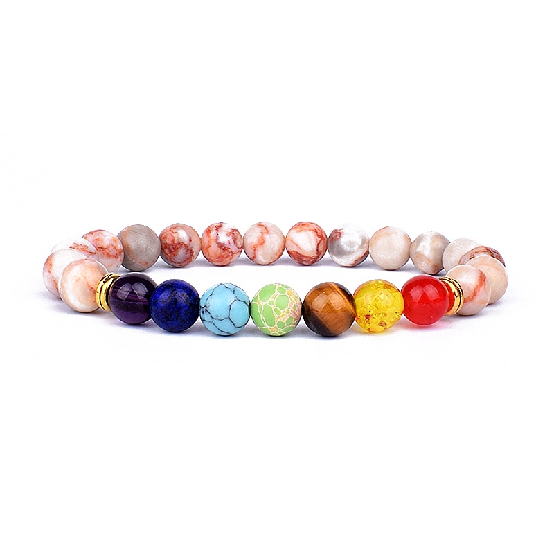 Natural Stone 7 Chakra Bracelets & Bangles Tiger Eye Bead Yoga Balance Bracelet Men New Buddha Prayer Jewelry pulseira masculina Natural Stone 7 Chakra Bracelets & Bangles Tiger Eye Bead Yoga Balance Bracelet Men New Buddha Prayer Jewelry pulseira masculina