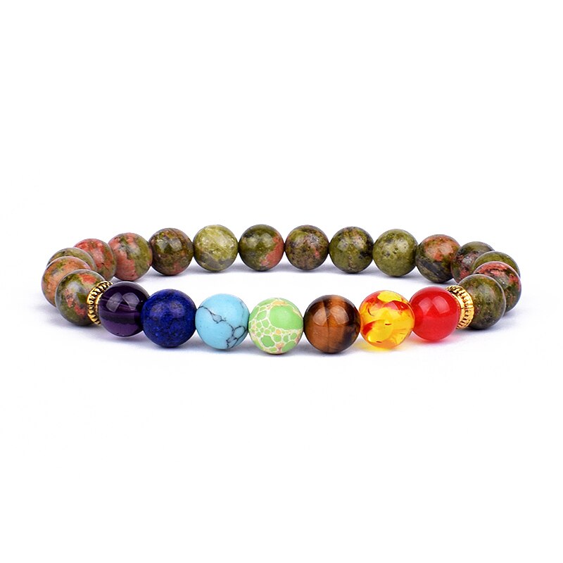 Natural Stone 7 Chakra Bracelets & Bangles Tiger Eye Bead Yoga Balance Bracelet Men New Buddha Prayer Jewelry pulseira masculina Natural Stone 7 Chakra Bracelets & Bangles Tiger Eye Bead Yoga Balance Bracelet Men New Buddha Prayer Jewelry pulseira masculina