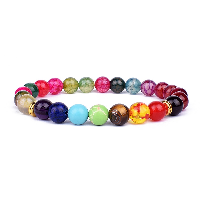 Fashion 7 Chakra Bracelet For Women Men Balance Buddha Reiki Prayer Tiger Eyes Black Natural Stone Beads Yoga Bracelets Jewelry Fashion 7 Chakra Bracelet For Women Men Balance Buddha Reiki Prayer Tiger Eyes Black Natural Stone Beads Yoga Bracelets Jewelry