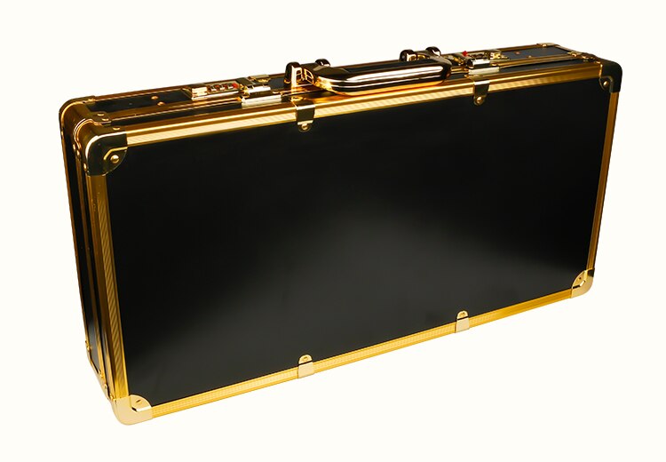 Salon Barbershop Accessories Storage Case Tool Box Aluminum Barber Tools Suitcase With Password Lock Portable Storage Suitcase