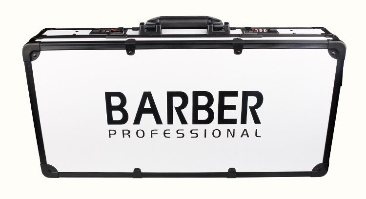 Salon Barbershop Accessories Storage Case Tool Box Aluminum Barber Tools Suitcase With Password Lock Portable Storage Suitcase