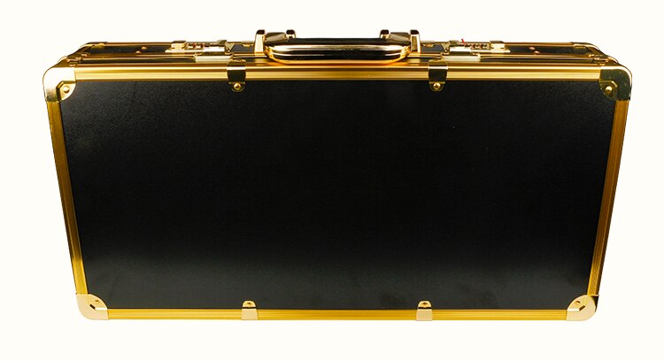 Salon Barbershop Accessories Storage Case Tool Box Aluminum Barber Tools Suitcase With Password Lock Portable Storage Suitcase