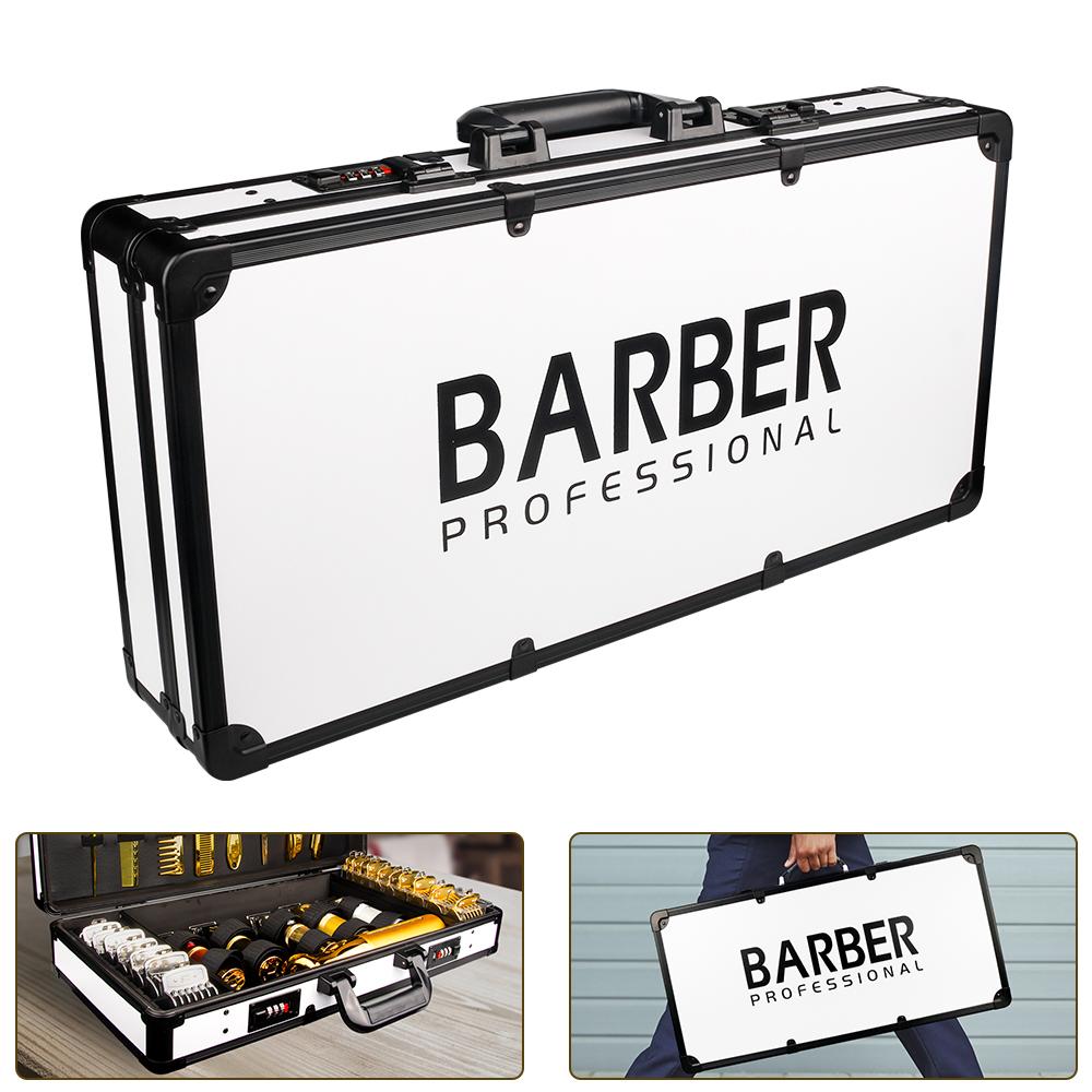 Salon Barbershop Accessories Storage Case Tool Box Aluminum Barber Tools Suitcase With Password Lock Portable Storage Suitcase Salon Barbershop Accessories Storage Case Tool Box Aluminum Barber Tools Suitcase With Password Lock Portable Storage Suitcase