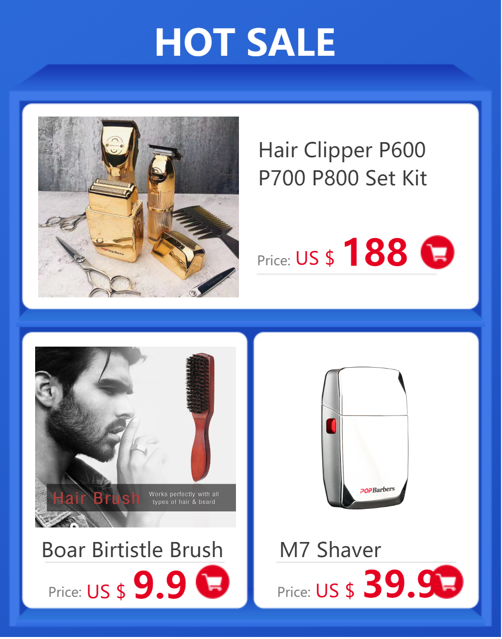 CestoMen Beard Shaving Brush Massage Comb Soild Wood Boar Bristle Hair Brush Barber Beard Hair Mustache Care Styling Tools