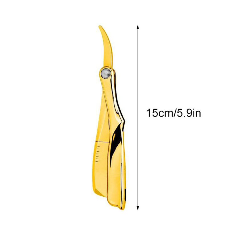 Salon Manual Beard Razor Folding Hand Hair Shaver Razor Hair Removal Tools (No Shaving Slice) For Salon Barber Accessories