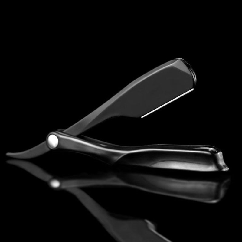 Salon Manual Beard Razor Folding Hand Hair Shaver Razor Hair Removal Tools (No Shaving Slice) For Salon Barber Accessories