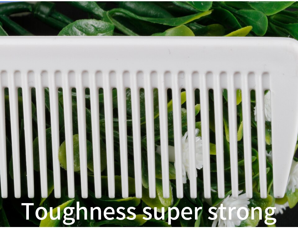 Mythus 10 Deisgns White Hairdressing Carbon Comb For Haircut Barber Metal Tail Comb Hairstylist Teasing Comb Hairdresser Tools