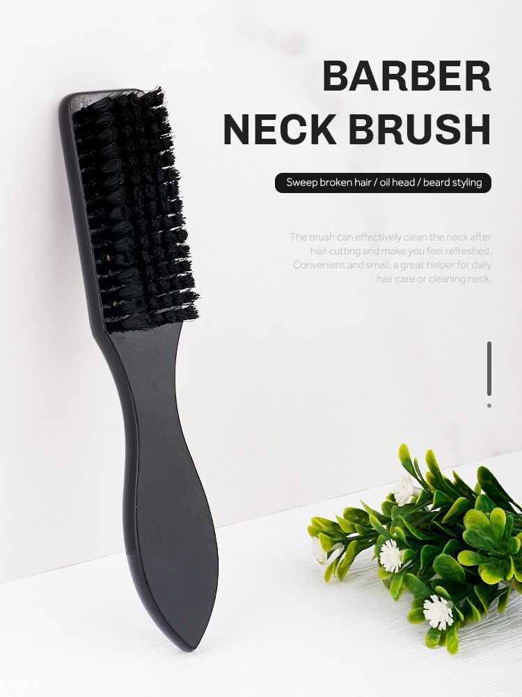 CestoMen Soild Wood Professional Fade Brush Barber Neck Sweeping Brush Comb Haircut Accessories Facial Cleaning Tools For Men CestoMen Soild Wood Professional Fade Brush Barber Neck Sweeping Brush Comb Haircut Accessories Facial Cleaning Tools For Men