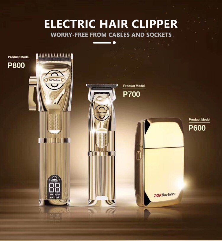 CestoMen Hair Cutting Machine Set With Clipper Trimmer Shaver Barbershop Cutting Comb Fade Brush Facial Grooming Set Kit For Men