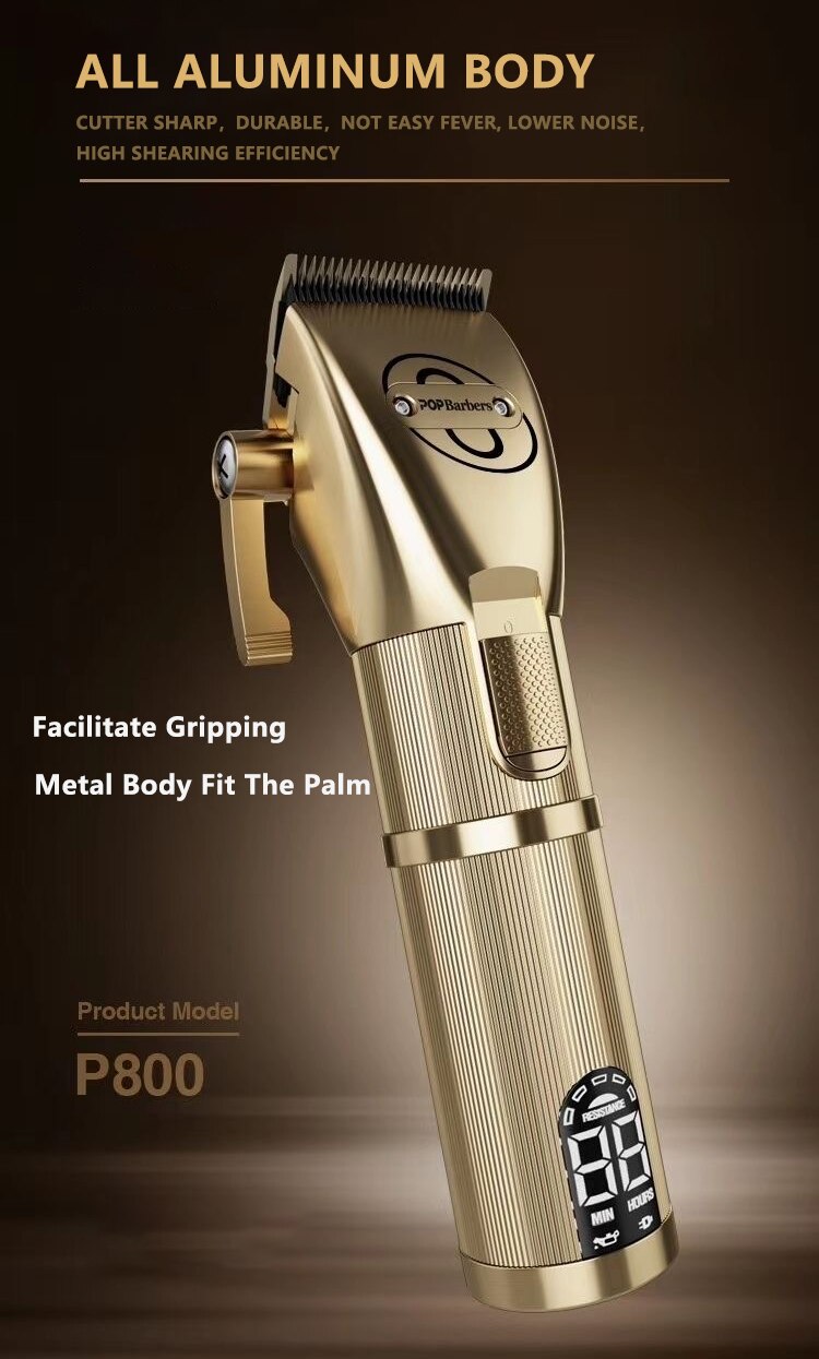 CestoMen Hair Cutting Machine Set With Clipper Trimmer Shaver Barbershop Cutting Comb Fade Brush Facial Grooming Set Kit For Men