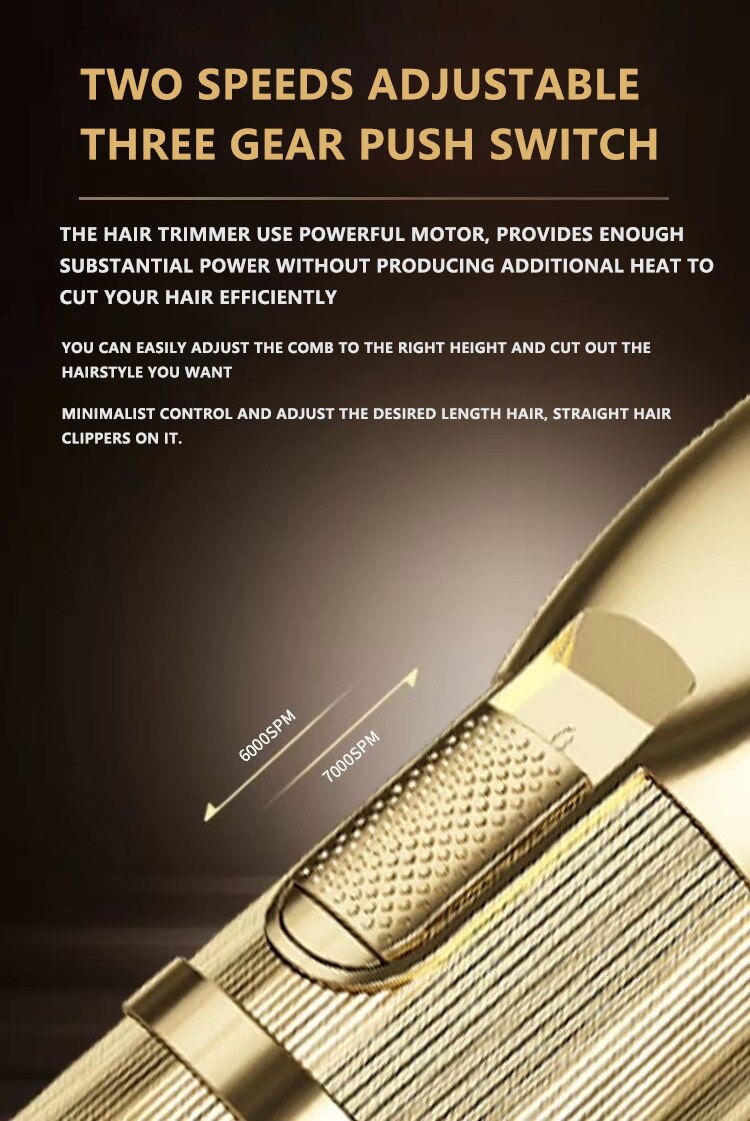 CestoMen Hair Cutting Machine Set With Clipper Trimmer Shaver Barbershop Cutting Comb Fade Brush Facial Grooming Set Kit For Men