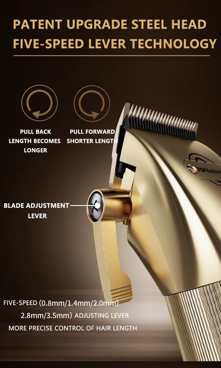 CestoMen Hair Cutting Machine Set With Clipper Trimmer Shaver Barbershop Cutting Comb Fade Brush Facial Grooming Set Kit For Men