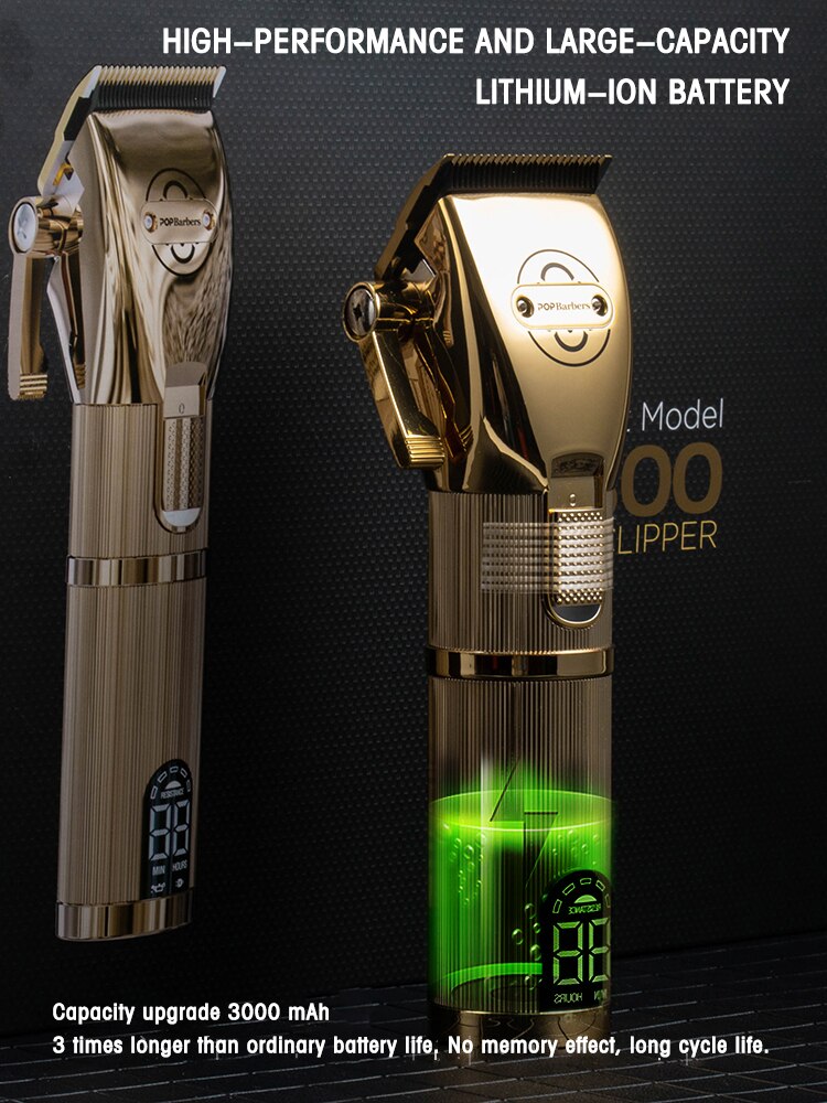 CestoMen Original Cordless Hair Clipper Men's Electric Shaver Barber Trimmer Razor Professional Clipper  Hair Cutting Machine