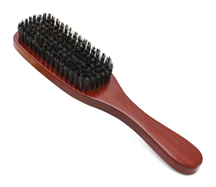 Professional Solid Wood Boar Shaving Brush Boar Britstle Hair Brush Beard Hair Massage Comb Men's Mustache Brushes Styling Tool