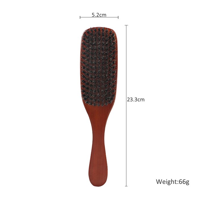 Professional Solid Wood Boar Shaving Brush Boar Britstle Hair Brush Beard Hair Massage Comb Men's Mustache Brushes Styling Tool
