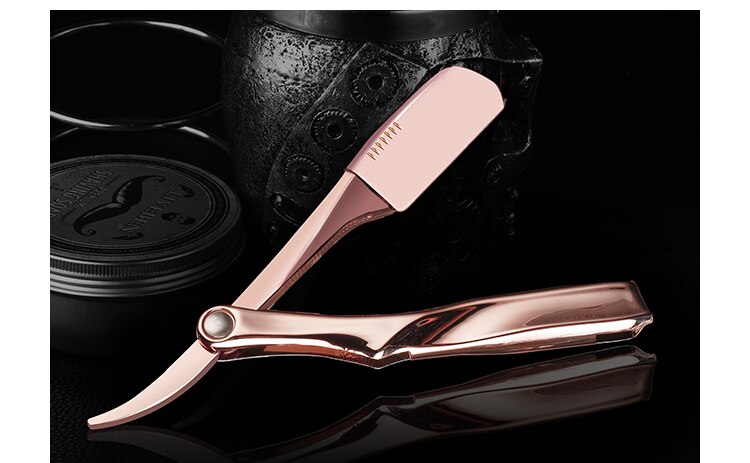 Professinlal Men's Shaving Tool Barber Beard Haircut Razor Holder Straight Razor Holder Facial Cleaning Tools For Hairdresser Professinlal Men's Shaving Tool Barber Beard Haircut Razor Holder Straight Razor Holder Facial Cleaning Tools For Hairdresser