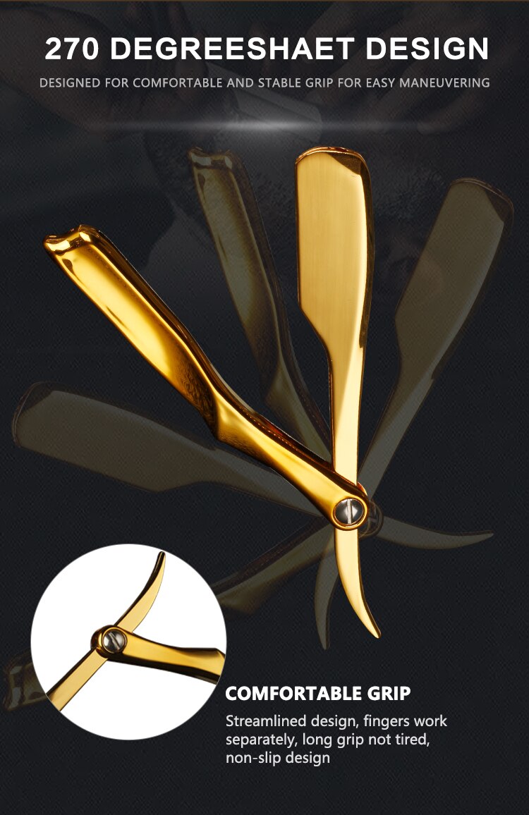 Professinlal Men's Shaving Tool Barber Beard Haircut Razor Holder Straight Razor Holder Facial Cleaning Tools For Hairdresser Professinlal Men's Shaving Tool Barber Beard Haircut Razor Holder Straight Razor Holder Facial Cleaning Tools For Hairdresser