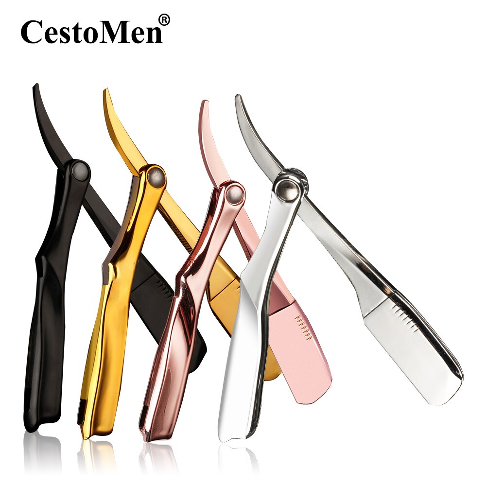 Professinlal Men's Shaving Tool Barber Beard Haircut Razor Holder Straight Razor Holder Facial Cleaning Tools For Hairdresser Professinlal Men's Shaving Tool Barber Beard Haircut Razor Holder Straight Razor Holder Facial Cleaning Tools For Hairdresser
