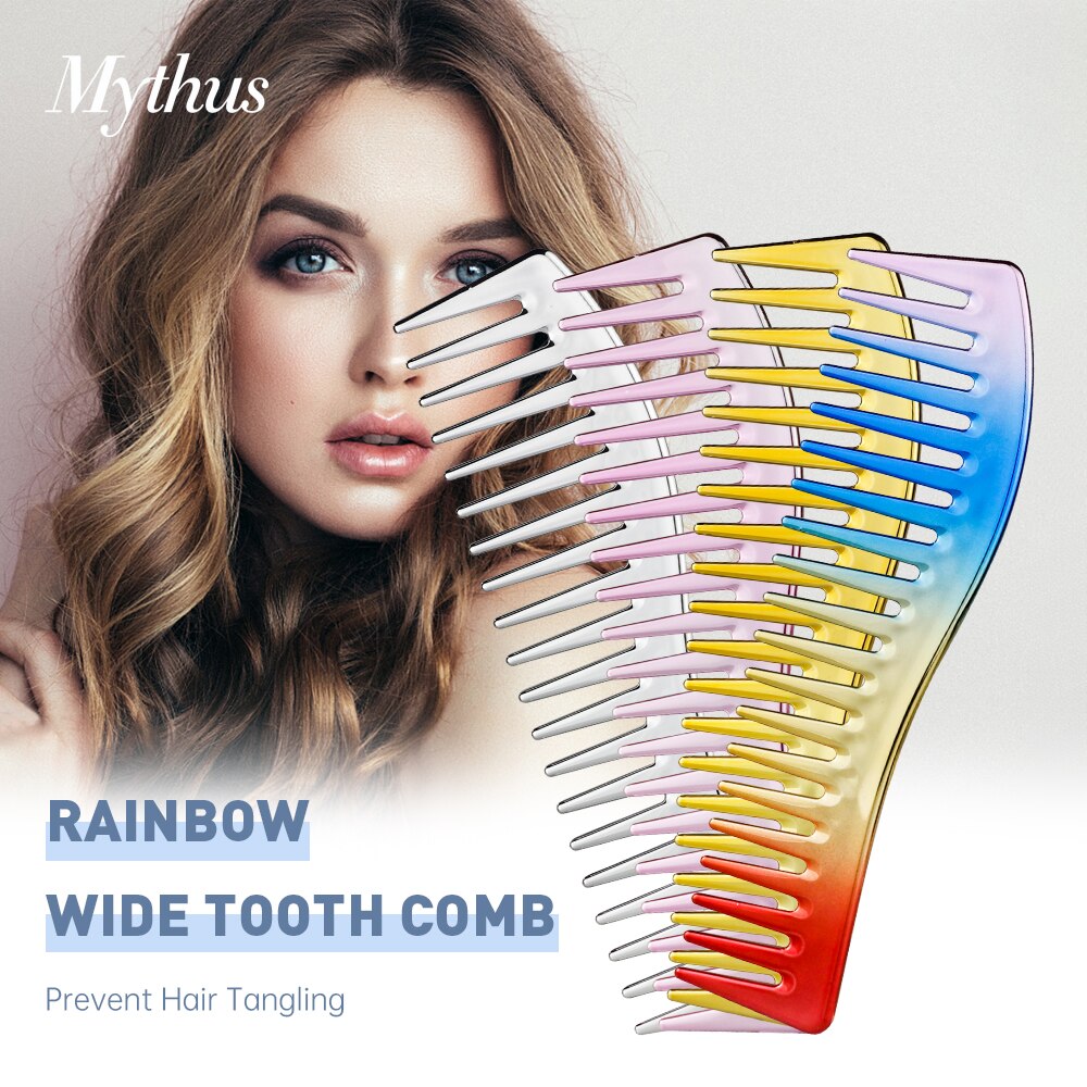 Professional Rainbow Wide Tooth Comb Men Oil Head Comb Multipul Hairdressing Haircut Comb Salon Barber Tools For Hairdresser Professional Rainbow Wide Tooth Comb Men Oil Head Comb Multipul Hairdressing Haircut Comb Salon Barber Tools For Hairdresser