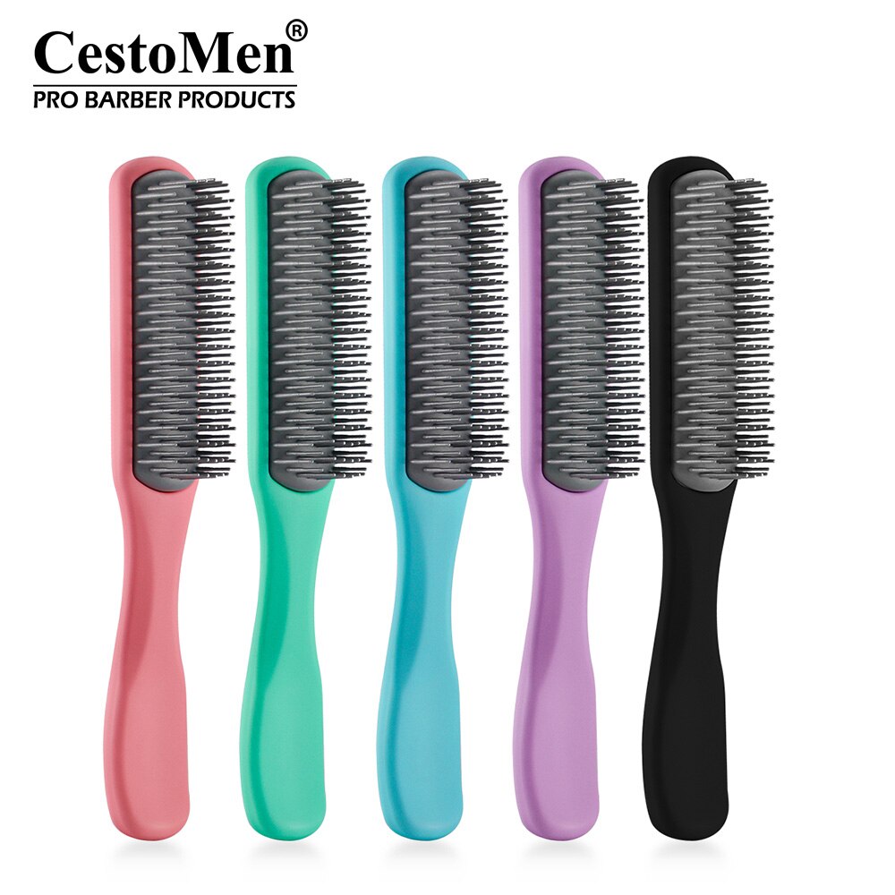 CestoMen Hair Massage Scalp Care Brush Detangling Massage Nine-Row Brush Comb Barber Hairdressing Styling Tools For Women Men CestoMen Hair Massage Scalp Care Brush Detangling Massage Nine-Row Brush Comb Barber Hairdressing Styling Tools For Women Men