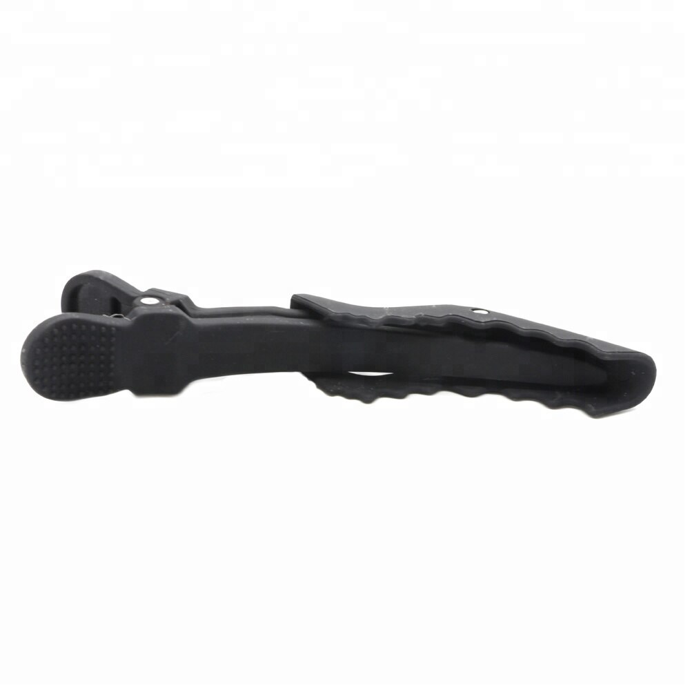 6pcs Black Anti Heat Durable Strong Hold Fixing Hair Cutting Styling Clip Crocodile Matte Carbon Alligator Clips Haircut Tools 6pcs Black Anti Heat Durable Strong Hold Fixing Hair Cutting Styling Clip Crocodile Matte Carbon Alligator Clips Haircut Tools