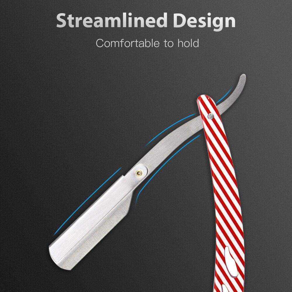 Classic Shaving Razor Blades Holder Barber Edge Foding Razor Holder Stainless Steel Handle Men's Beard Grooming Shaving Tools Classic Shaving Razor Blades Holder Barber Edge Foding Razor Holder Stainless Steel Handle Men's Beard Grooming Shaving Tools