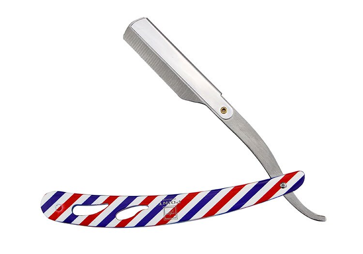 Classic Shaving Razor Blades Holder Barber Edge Foding Razor Holder Stainless Steel Handle Men's Beard Grooming Shaving Tools