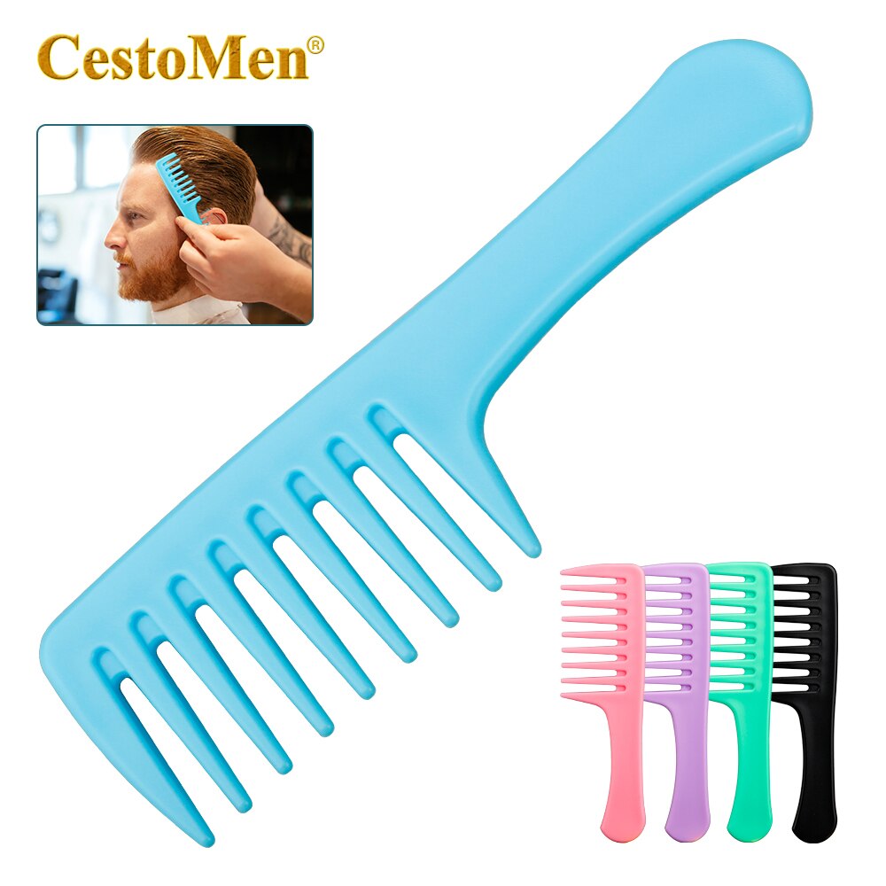 CestoMen Wide Tooth Comb For Curly Wet Hair Salon Accessories Portable Scalp Care Massage Comb For Women Men Hair Styling Tools CestoMen Wide Tooth Comb For Curly Wet Hair Salon Accessories Portable Scalp Care Massage Comb For Women Men Hair Styling Tools