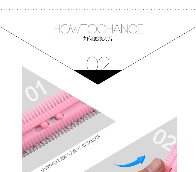 Hair Razor Comb For Women Men Double Sides Hair Cutter Massage Brush Comb Electric Trimmer Cutting Thinning Tools DIY Hairstyle