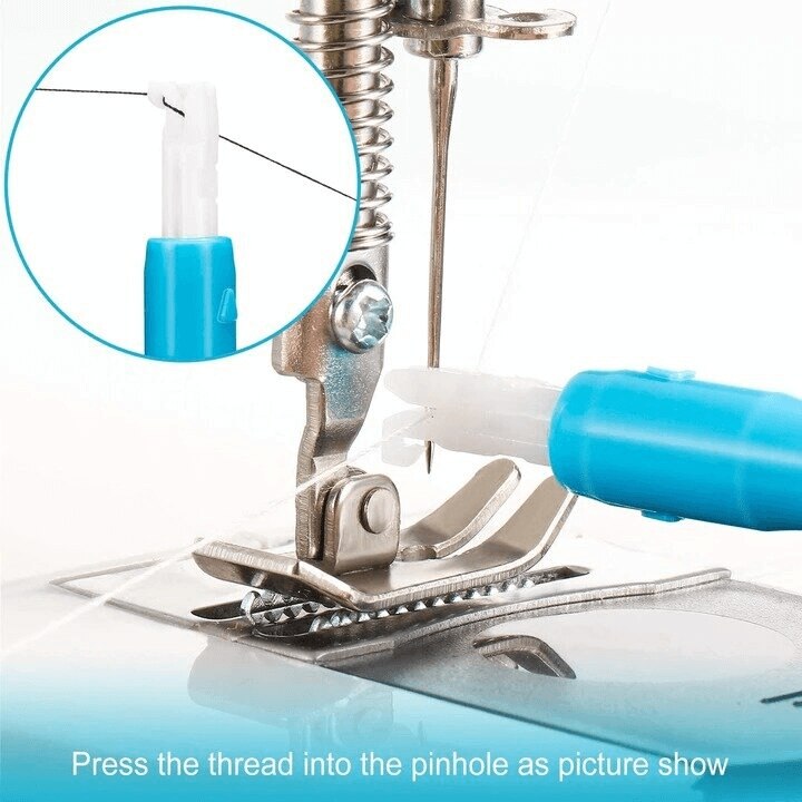 Sewing Machine Needle Threader Stitch Insertion Tool Automatic Threader Quick Sewing Threader Needle Changer Hold Needles Firmly Sewing Machine Needle Threader Stitch Insertion Tool Automatic Threader Quick Sewing Threader Needle Changer Hold Needles Firmly