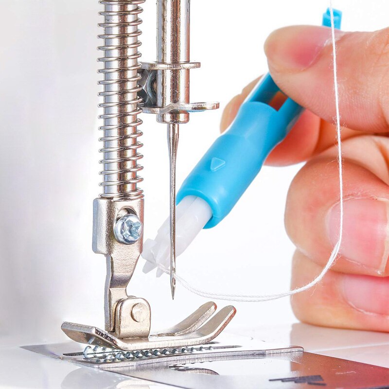 Sewing Machine Needle Threader Stitch Insertion Tool Automatic Threader Quick Sewing Threader Needle Changer Hold Needles Firmly Sewing Machine Needle Threader Stitch Insertion Tool Automatic Threader Quick Sewing Threader Needle Changer Hold Needles Firmly