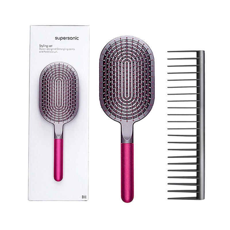 For Comb Wide Tooth Air Detangling Hairdressing Rake Hair Styling Massage Sharon Brush Set 2pc Tool Accessories