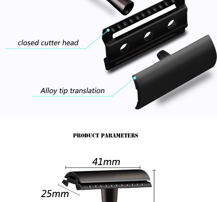 Adjustable Safety Razor Double Edge Stainless Steel Classic Mens Shaving Mild to Aggressive Hair Removal Shaver Razor Shave Man Adjustable Safety Razor Double Edge Stainless Steel Classic Mens Shaving Mild to Aggressive Hair Removal Shaver Razor Shave Man