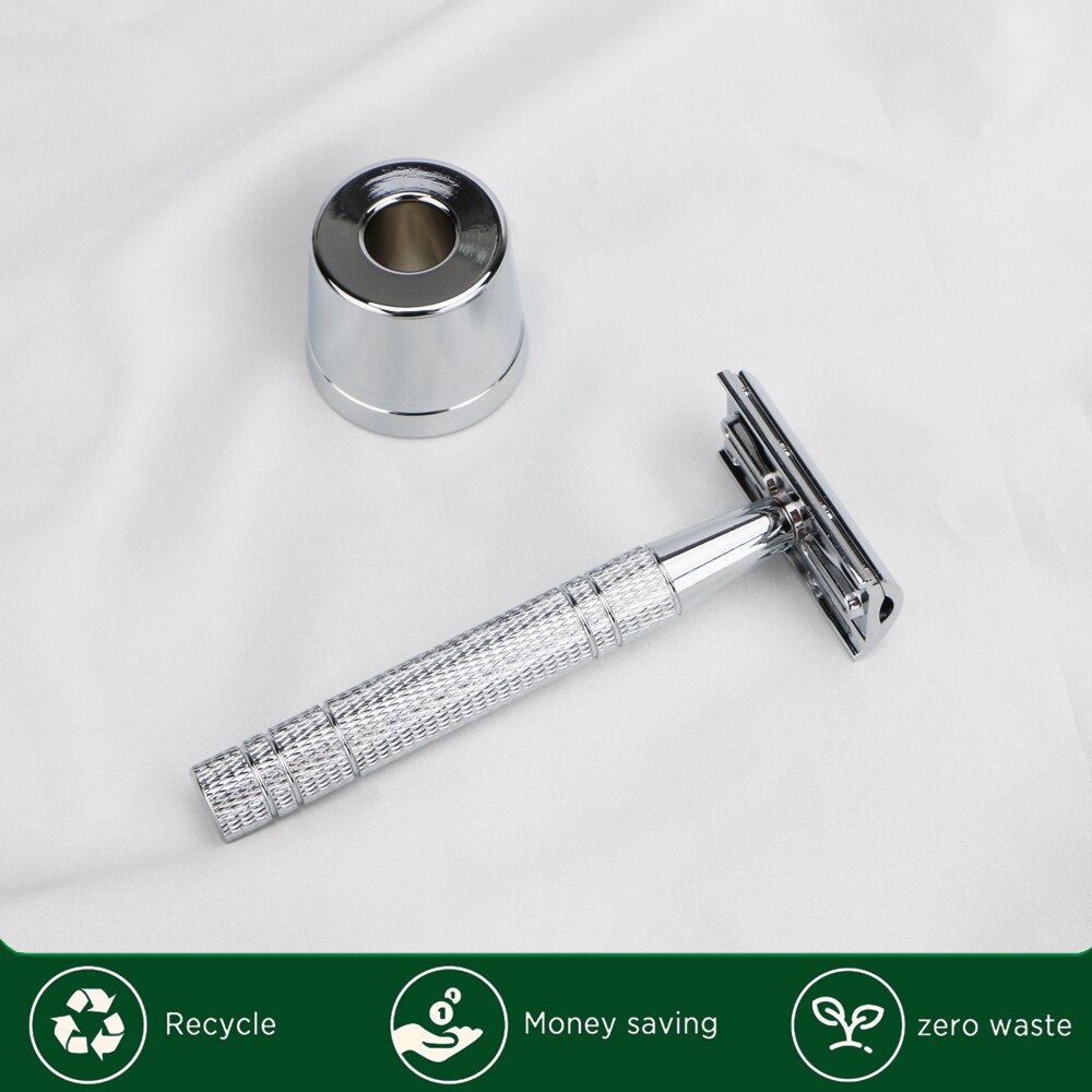 Rose Gold Shave Man Classic Double Edge Safety Razor Mens Shaving Hair Removal Stainless Steel Manual Shaver Man Face Razors