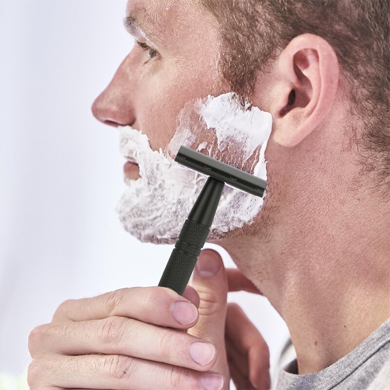 Rose Gold Shave Man Classic Double Edge Safety Razor Mens Shaving Hair Removal Stainless Steel Manual Shaver Man Face Razors Rose Gold Shave Man Classic Double Edge Safety Razor Mens Shaving Hair Removal Stainless Steel Manual Shaver Man Face Razors