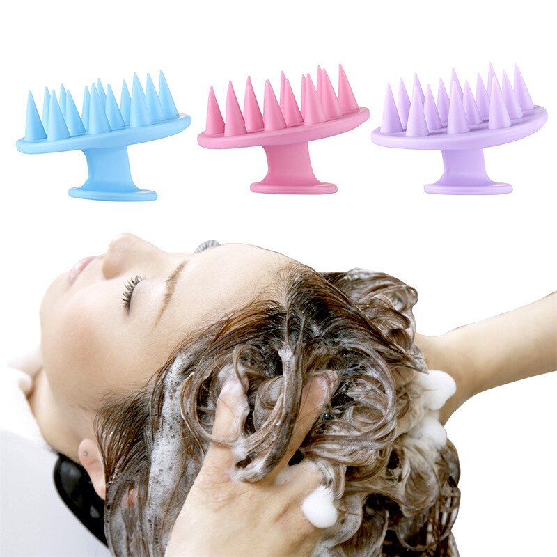 Silicone Head Body Scalp Massage Brush Silicone Shampoo Brush Hair Shower Brush Washing Clean Comb Bath Hair Massage Comb Silicone Head Body Scalp Massage Brush Silicone Shampoo Brush Hair Shower Brush Washing Clean Comb Bath Hair Massage Comb