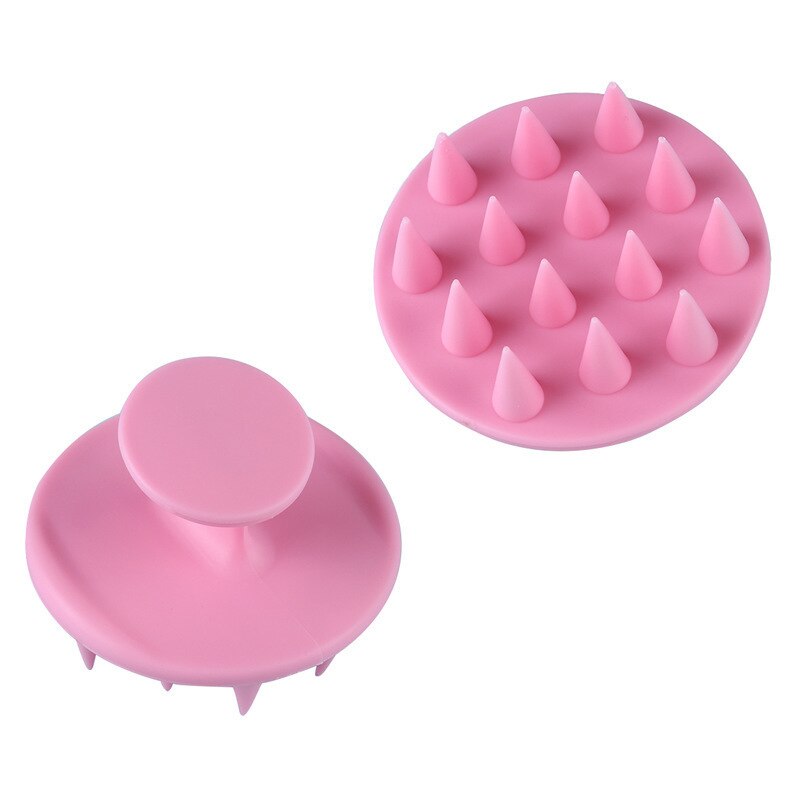 Silicone Head Body Scalp Massage Brush Silicone Shampoo Brush Hair Shower Brush Washing Clean Comb Bath Hair Massage Comb