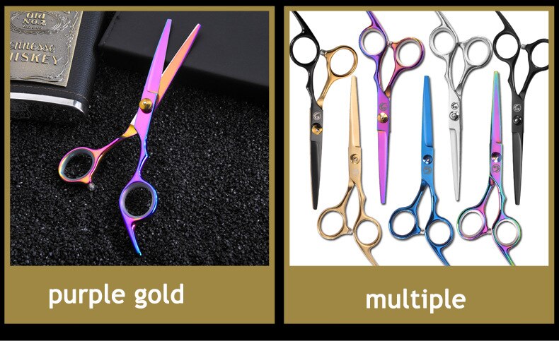 Hairdressing Scissors 6 Inch Hair Scissors Professional Hairdressing Scissors Cutting Thinning Scissors Barber Shear Accessories