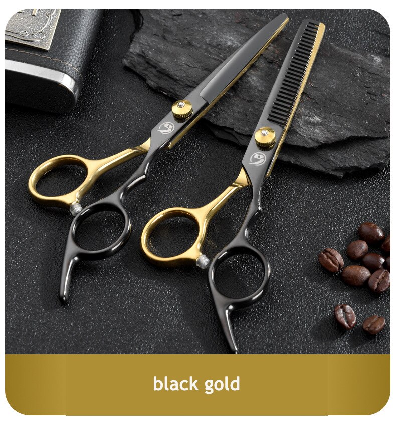 Hairdressing Scissors 6 Inch Hair Scissors Professional Hairdressing Scissors Cutting Thinning Scissors Barber Shear Accessories