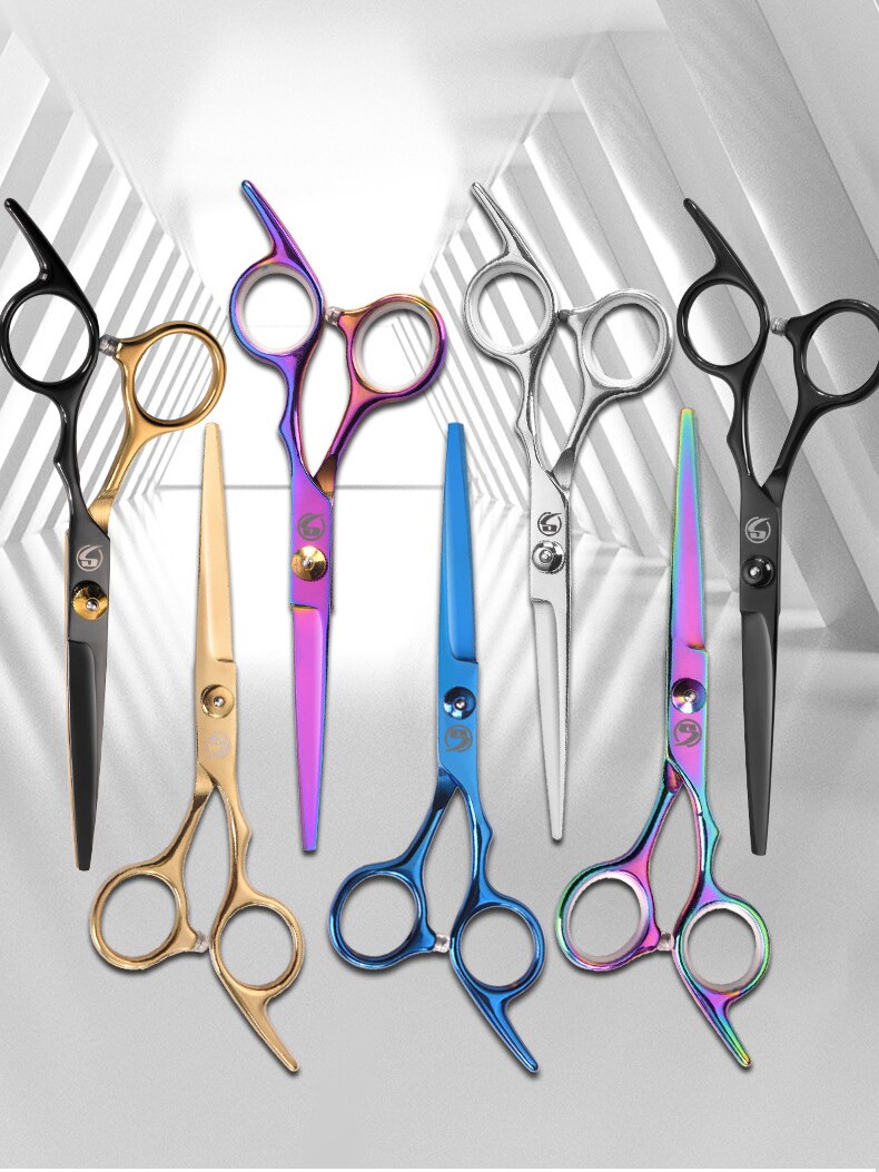 Hairdressing Scissors 6 Inch Hair Scissors Professional Hairdressing Scissors Cutting Thinning Scissors Barber Shear Accessories
